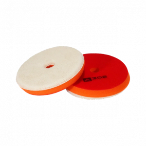 WOOL CUTTING PAD Меховой полировальный круг на поролоне A302, 125мм