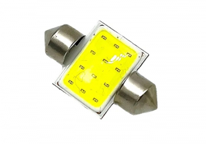 �������� ������������ ����� � ������� C5W, ������ FT-COB-31, ������ �����, 12V (��� �������) (2 ��.)
