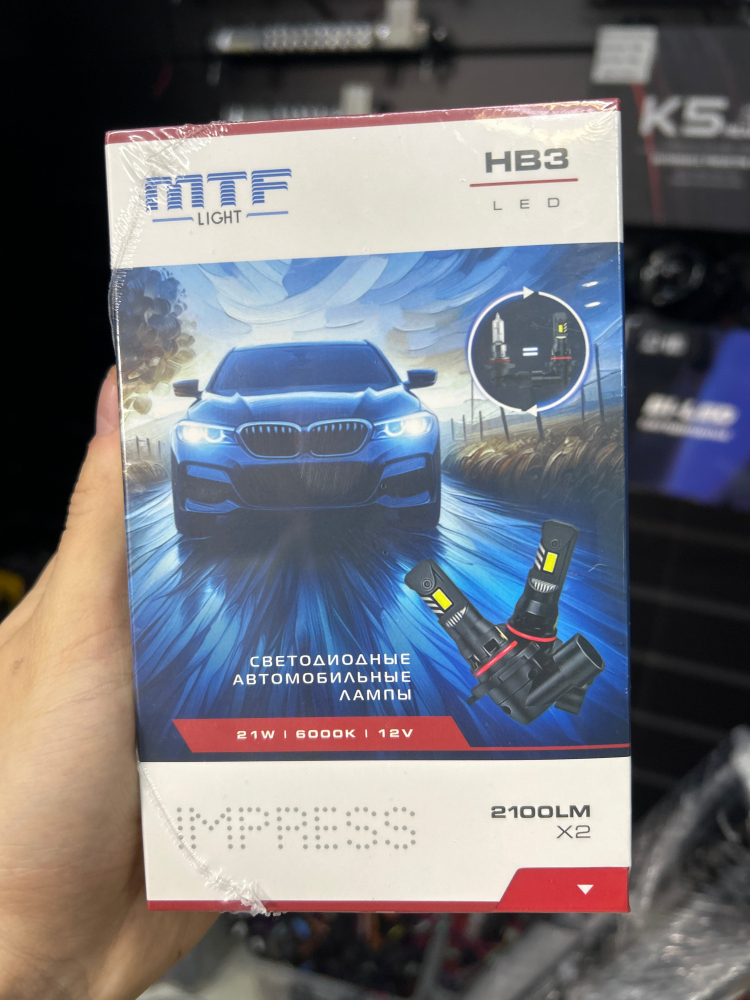 ������������ ����� MTF Light ����� IMPRESS, HB3(9005), 12V, 21W, 2100LM, 6000K,(�����. ������), �-�.