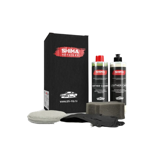 Basic leather care set ����� ��� ����� �� ����� Shima Detailer, ����� 500��
