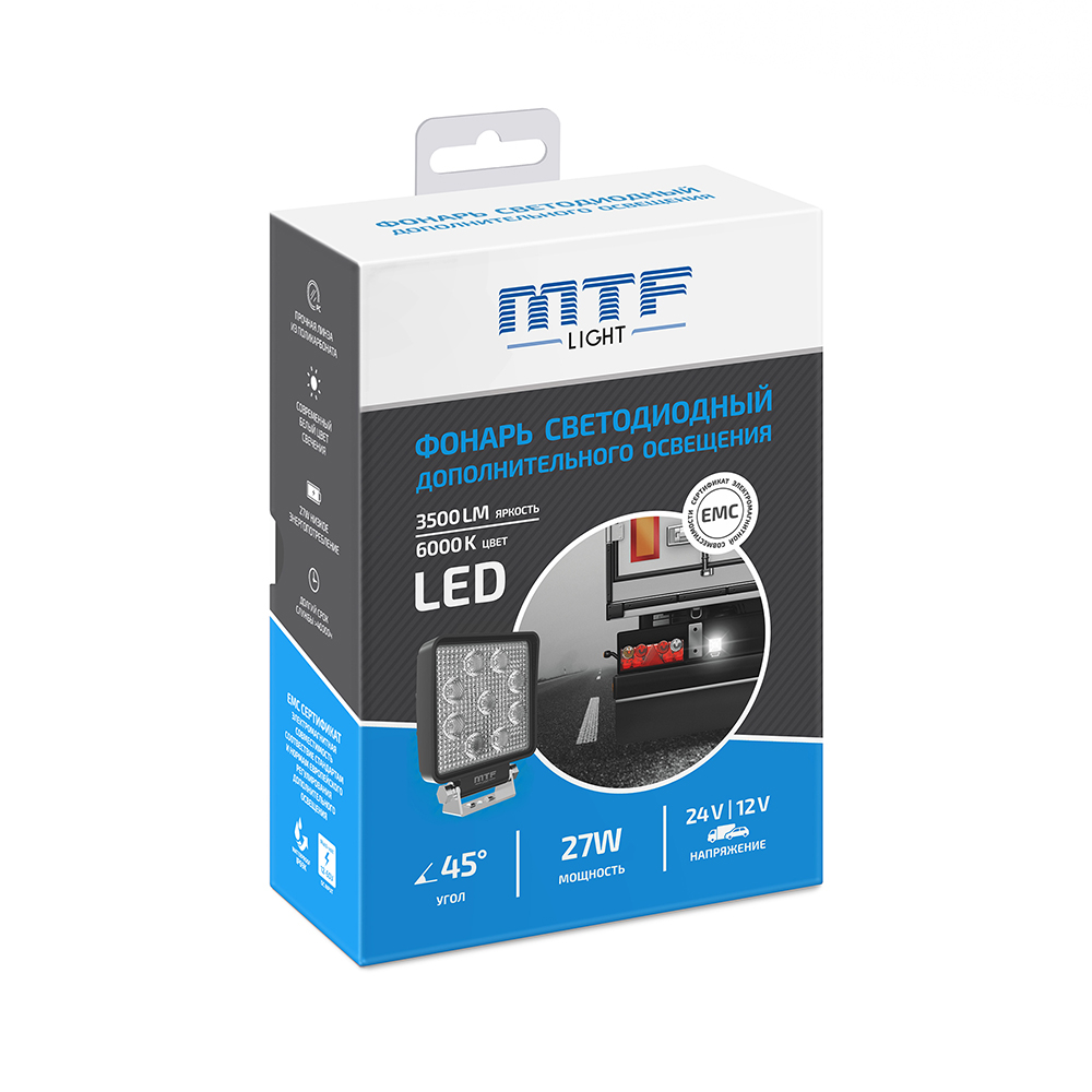������� ��� MTF LIGHT ��������������� ��������� 12-60�, 27��, 3500��, 6000�, ����������, ��.