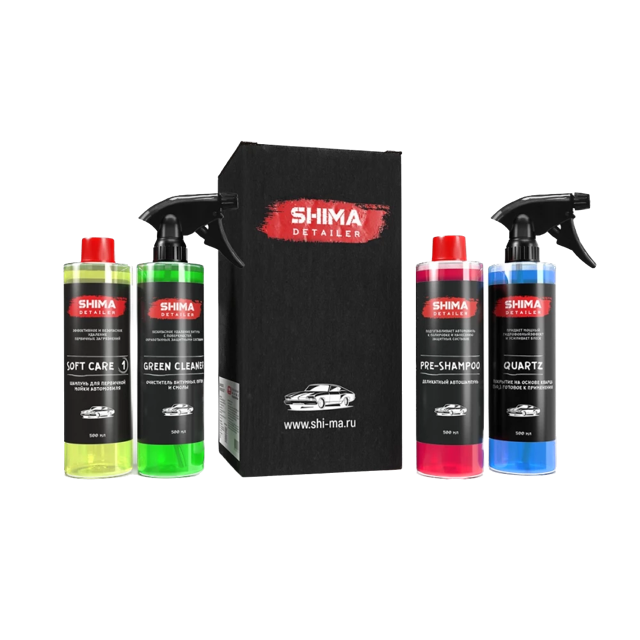 Quartz protection set ����� ��� ��������� ������ ���������� Shima Detailer, ����� 500��