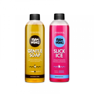 Gentle Soap Banana ������ ��� ��������������� �����, 500�� + Slick Ice Berry ������� ��� ������ �����, 500�� Foam Heroes
