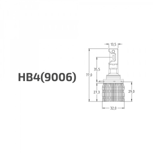 ������������ ����� MTF Light ����� ACTIVE NIGHT, HB4(9006), 18W, 1750lm, 6000K, ��������. ���.: LANB4K6