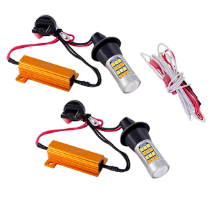 Габариты T20 42SMD 12V 2835 White/Yellow 7440 (2шт. комплект)