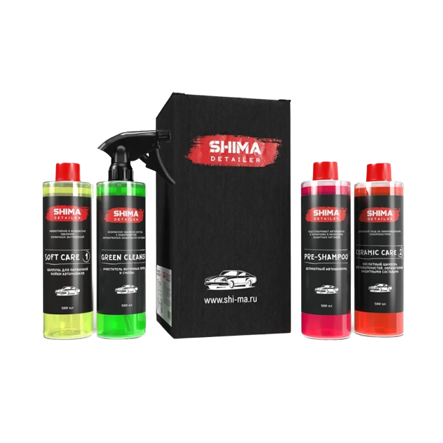 Ceramic coating care set ����� ��� ����� ����������, ������������� ��������� ��������� Shima Detailer, ����� 500��