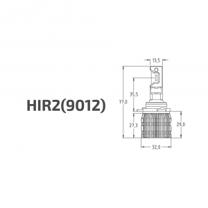 ������������ ����� MTF Light ����� ACTIVE NIGHT, HIR2(9012), 18W, 1750lm, 6000K, ��������. ���.: LANH2K6
