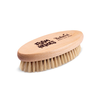 Foam Heroes Natural Boar's Hair Brush ����� ��� ������� ����, 15.4x6.6��